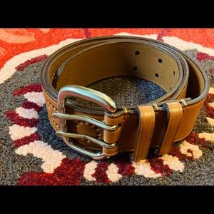 Leather belt